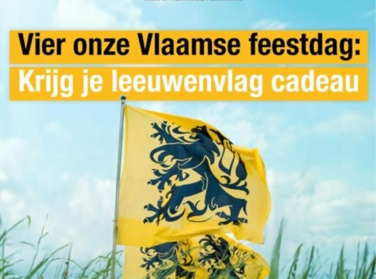 11 juli is de dag waarop we als fiere Vlamingen onze Vlaamseleeuwenvlag laten wapperen.  Heeft u nog