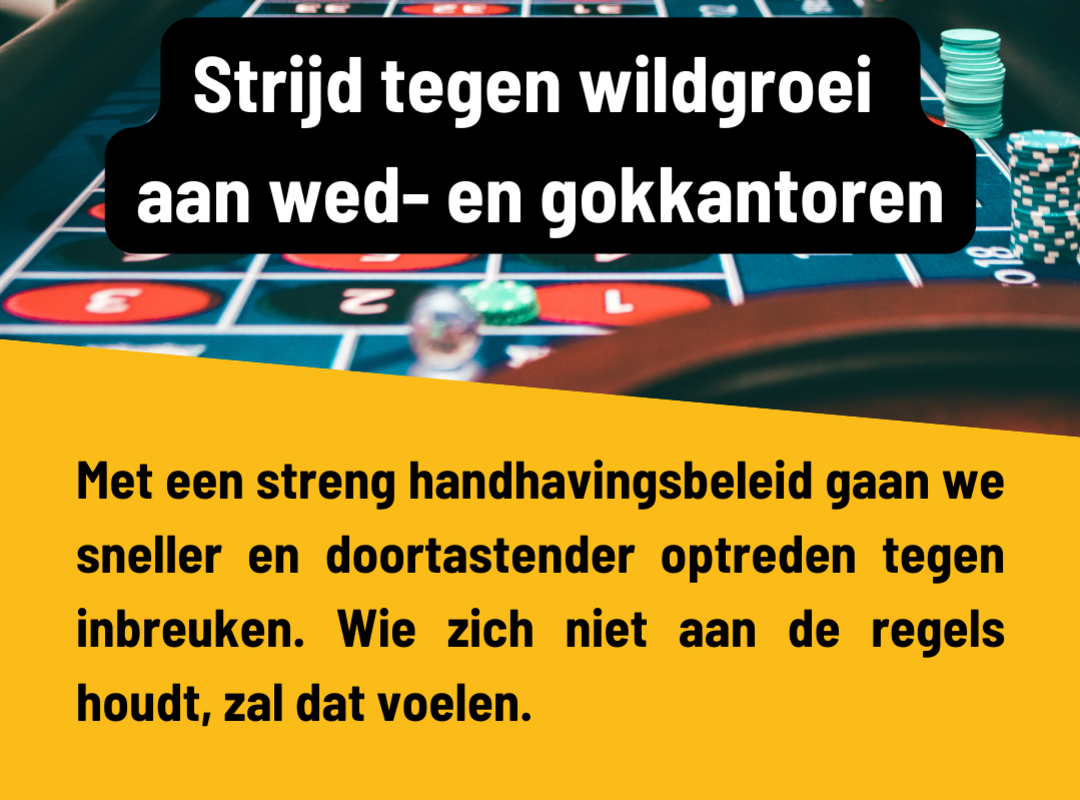 Dilbeek voert strijd op tegen gok- en wedkantoren 