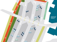 Nieuw circulatieplan voor de parking Oudesmidse