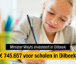 Minister Weyts investeert € 745.657 in scholen in Dilbeek
